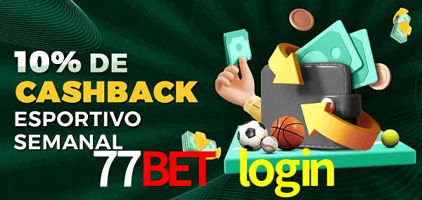 10% de bônus de cashback na 77bet login